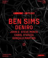 Bilhete LXM 20 Years - Ben Sims