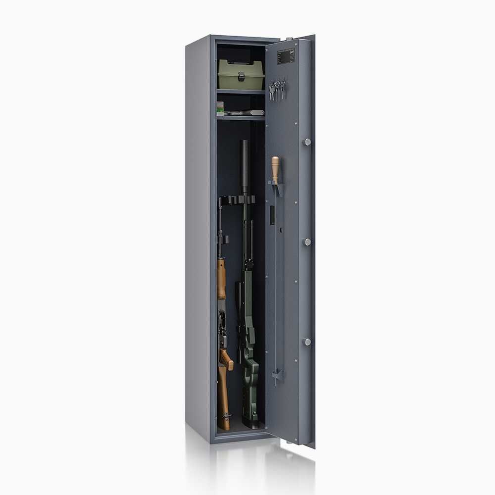 Szafa na broń SIEGEN kl. S1 uchwyt na 5 szt. broni zamek elektroniczny