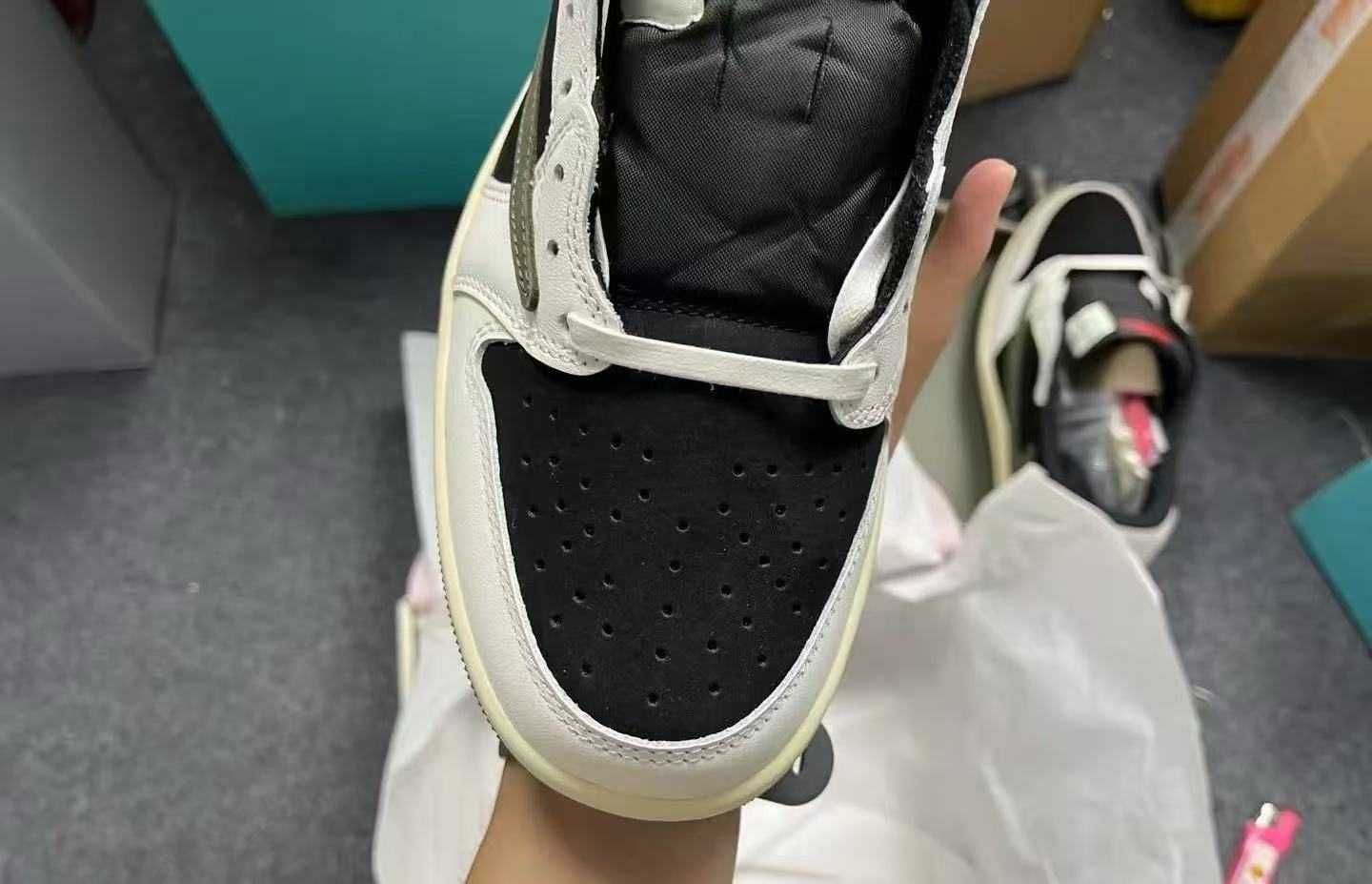 Jordan 1 Retro Low OG SP Travis Scott Olive R.41