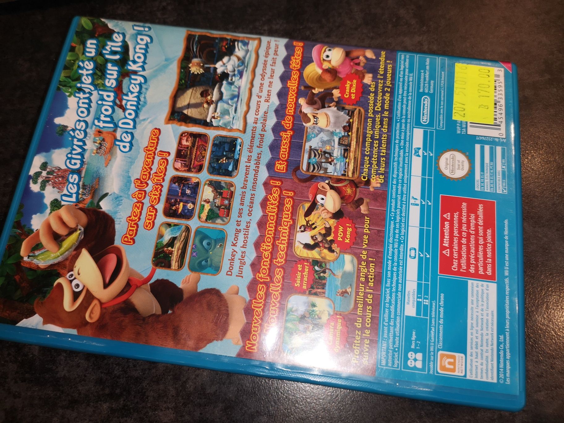 Donkey Kong Country Tropical Freeze WII U Nintendo gra (kioskzgrami)