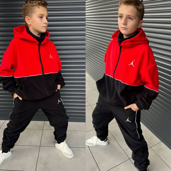 Крутой,флисовый, спортивный костюм для мальчиков