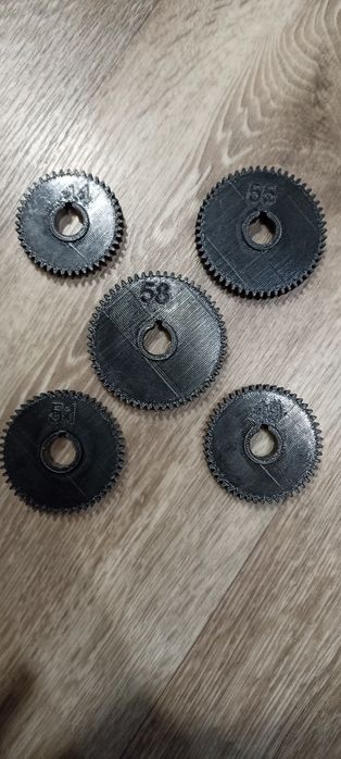 Шестерни гитары для дюймовых резьб токарного станка WM210V