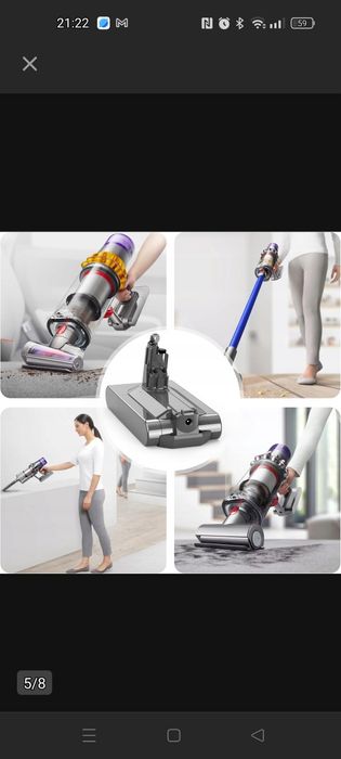 Bateria ASUNCELL 3900 mAh do Dyson V11 SV14 z filtrem i akcesoriami