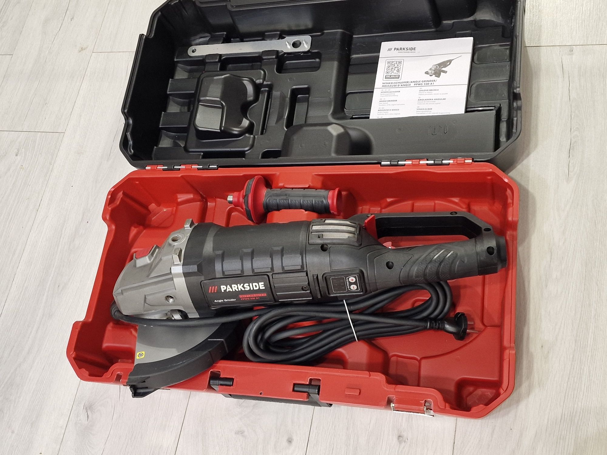 Szlifierka kątowa Parkside Performance PPWS 230 A1