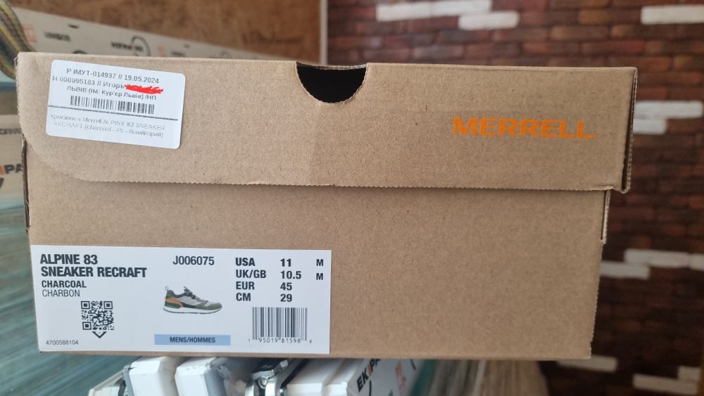 Чоловічі кросівки Merrell Alpine 83 Sneaker Recraft 45 (11US)