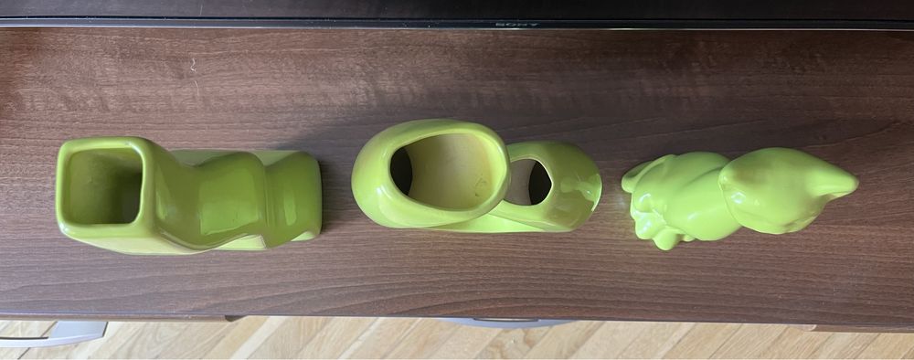 Zielone Ozdoby Ceramiczne