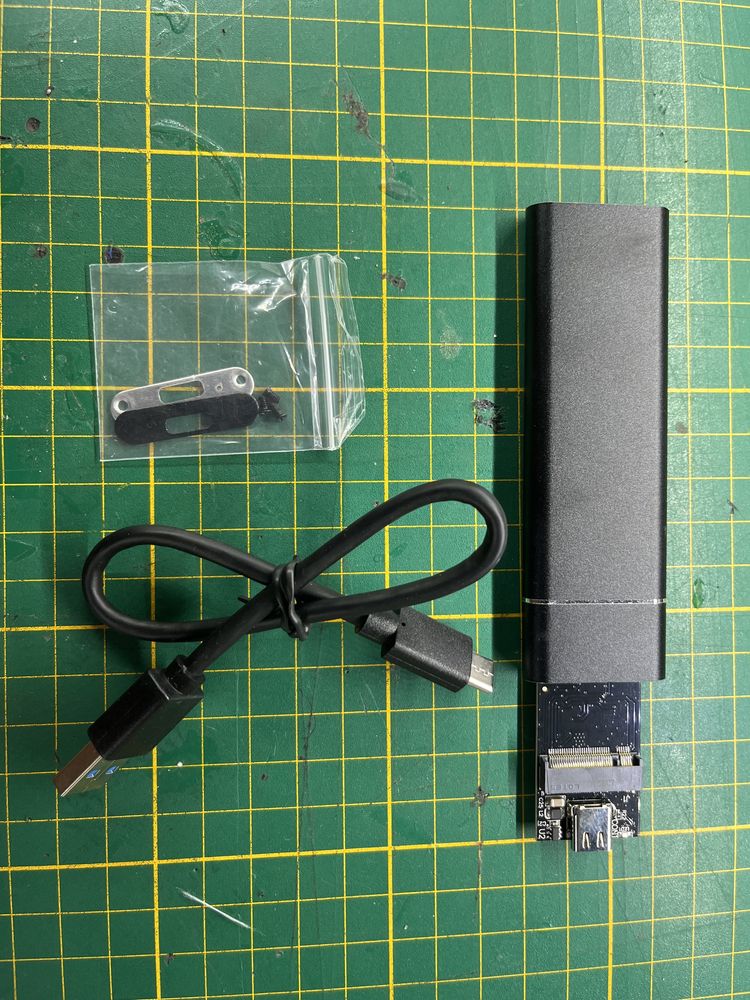 Etui USB C do M.2 B ngff PCIE SSD