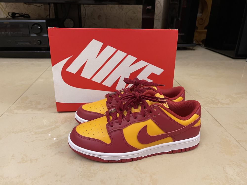 Кроссовки Nike Dunk Low Retro Midas Gold Оригинал