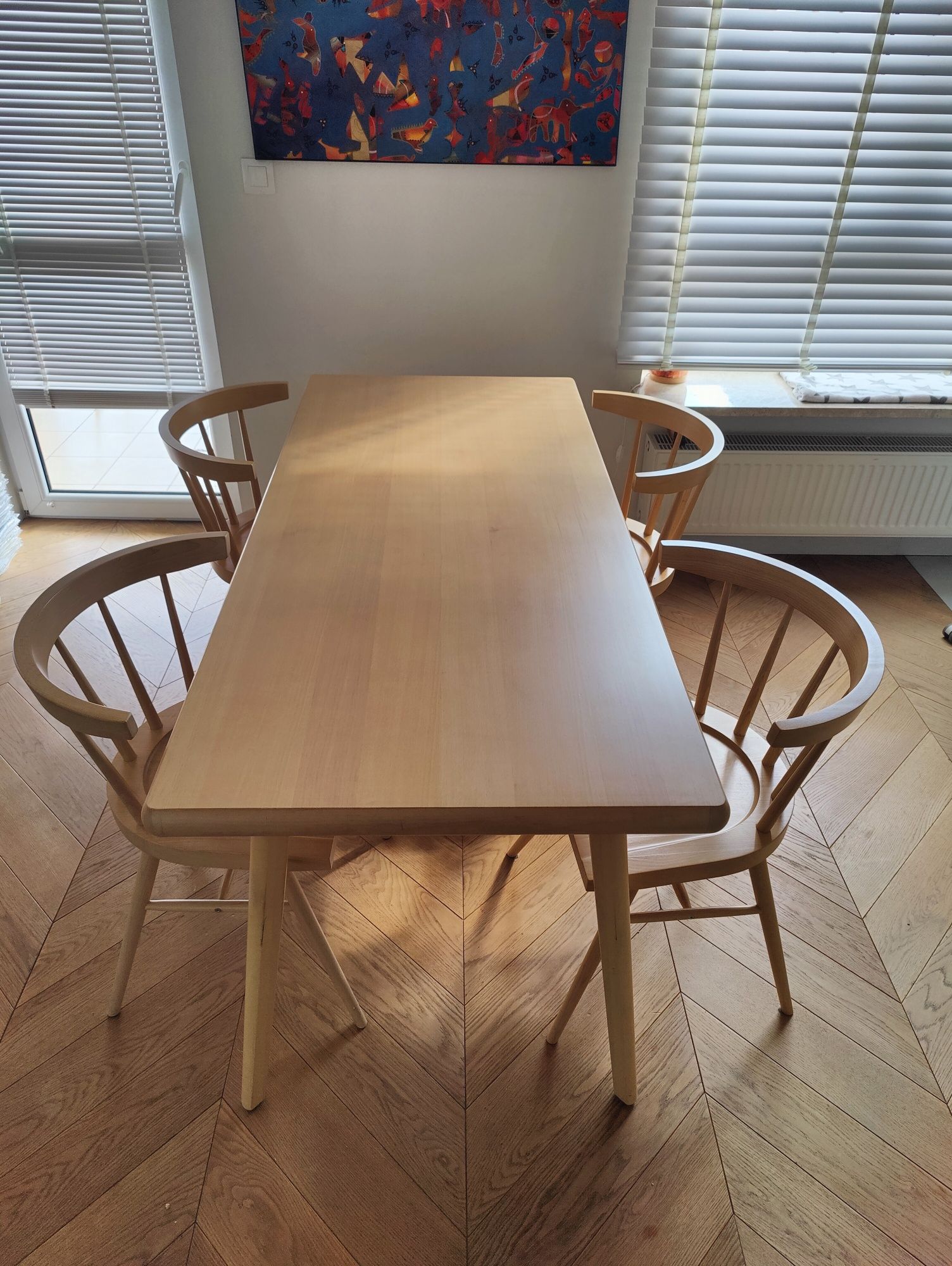 Stół i krzeseła Markerad IKEA i Virgil Abloh