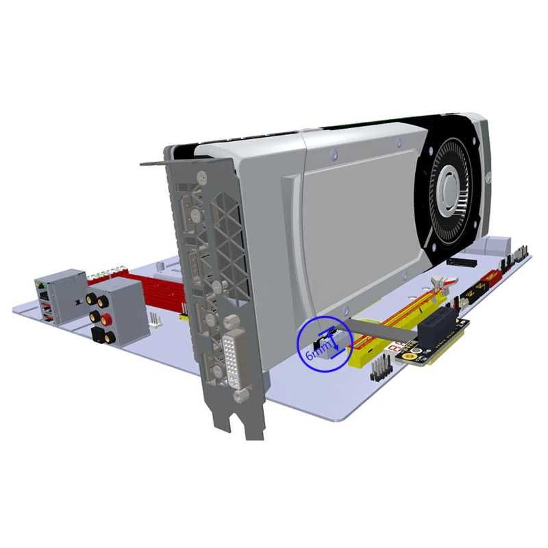 PCIE X1 PCIe 3,0x1 to x1 30cm.