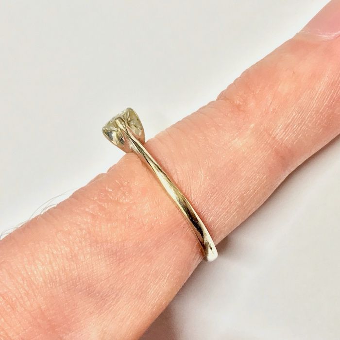 Złoty PIERŚCIONEK 14K BRYLANT 0.34ct inwestycja!