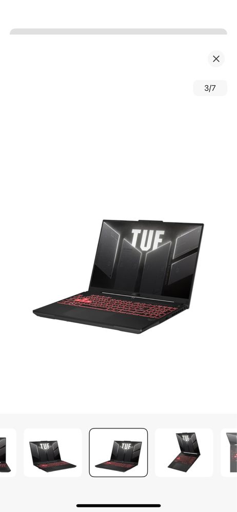 ASUS TUF Gaming A16 R5-7535HS/16GB/512 RTX4050 144Hz