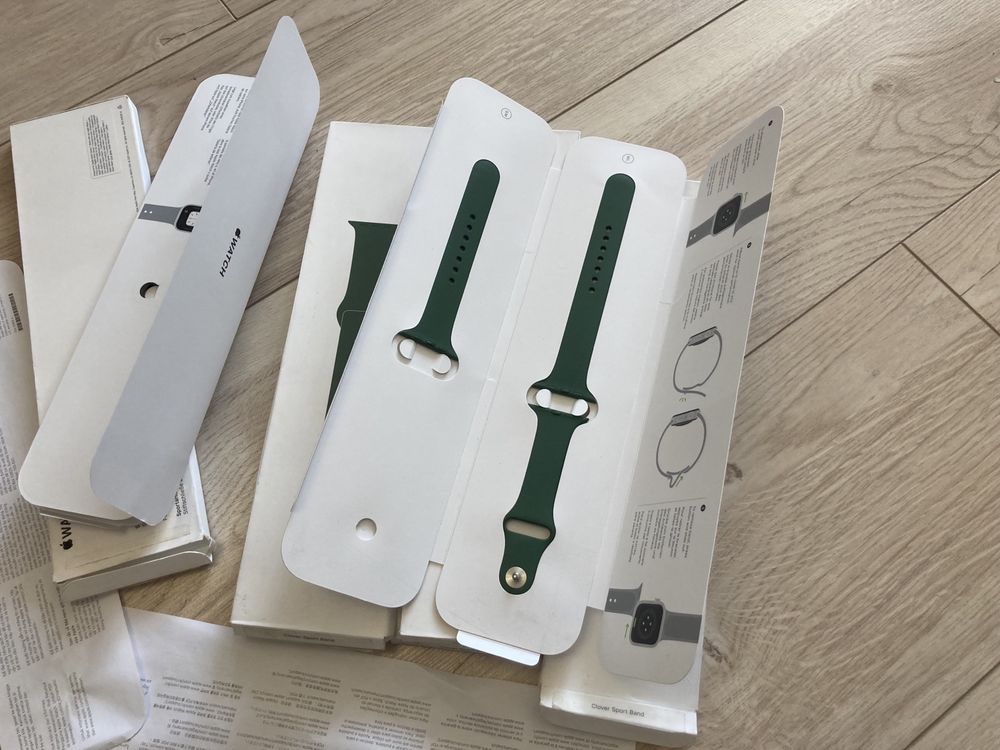 Новые, оригинальные ремешки Apple Sport Band 40-41, 44-45mm Green