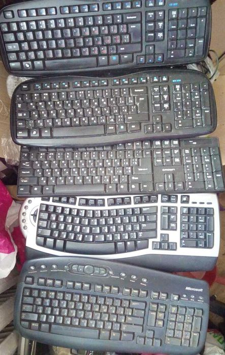 LOGITECH microsoft 5 клавиатур tp link tl wr740n  роутер рабочий