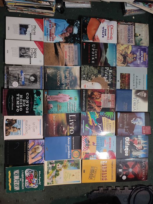 Lote Livros Best Seller Literatura Autores Portugueses e Estrangeiros