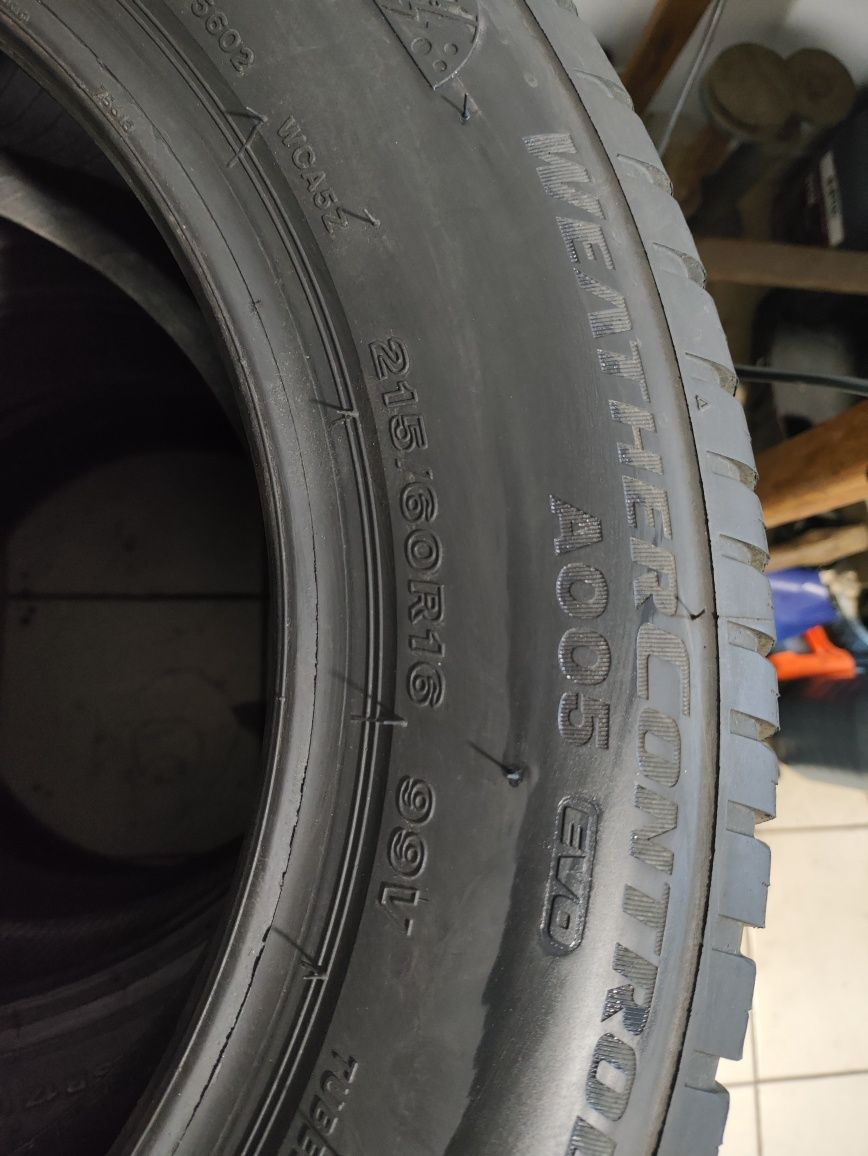 Шини резина літо 215/60 R16 Bridgestone Weather Control 22рік
