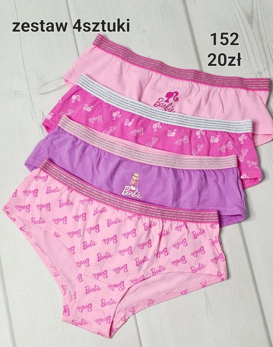 4sztuki majtki dziewczęce Barbie 152