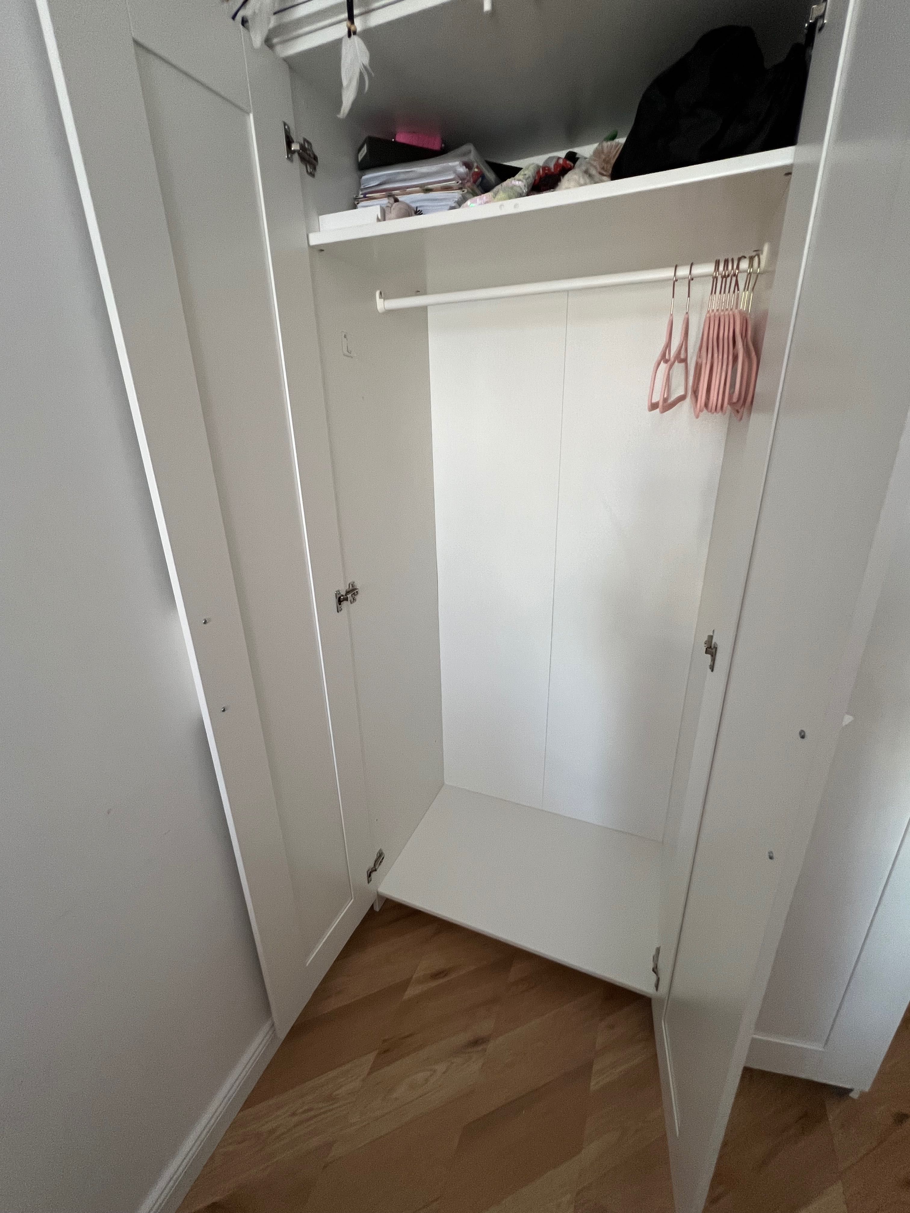 IKEA BRIMNES szafa 3 drzwiowa BIAŁA 117x50x190 cm