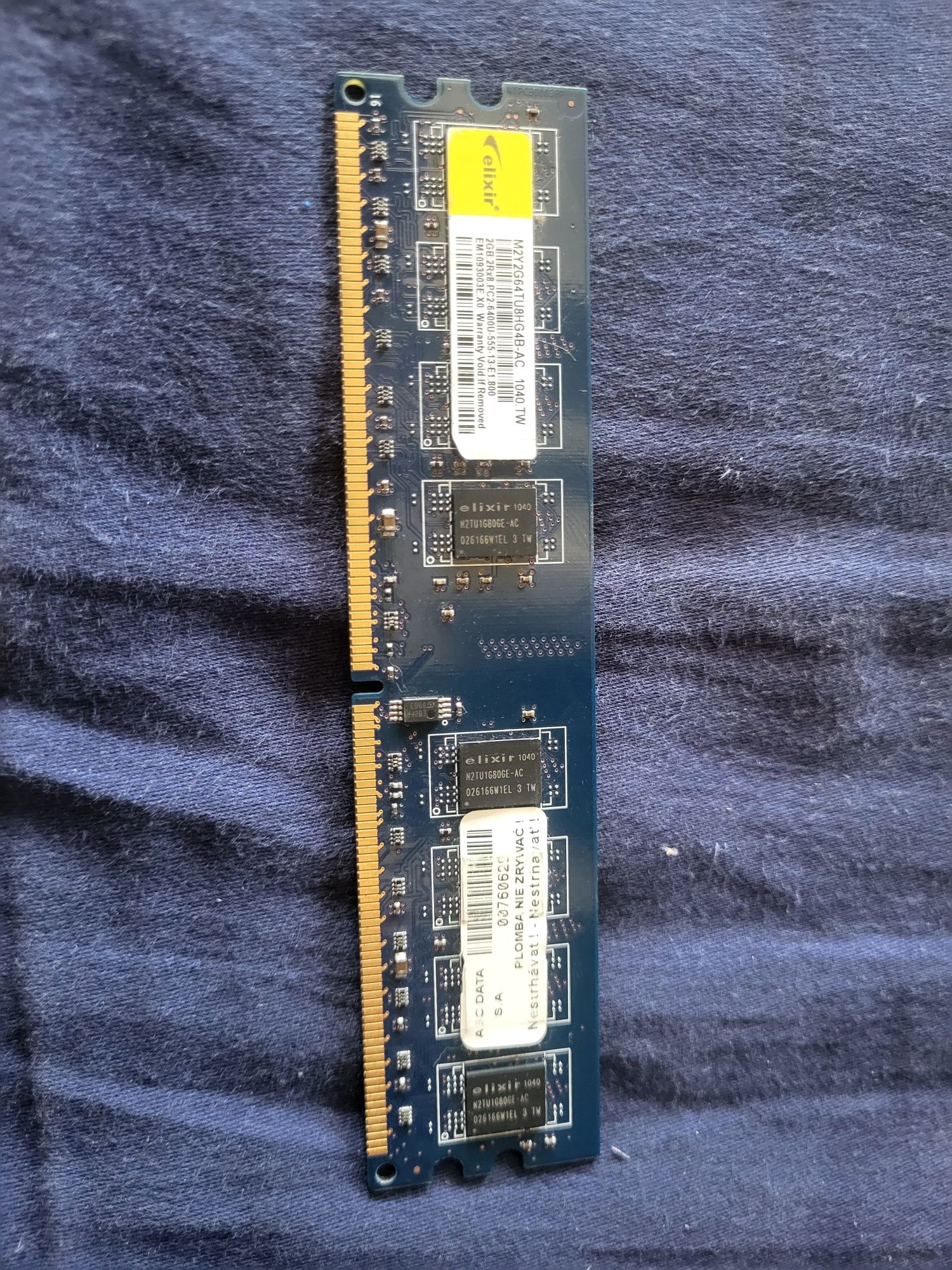 2 szt. Modułu pamięci HPE 8GB PC3-12800E moduł pamięci DDR3 1600 MHz