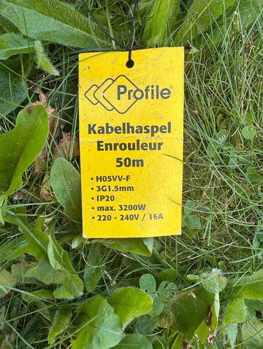 Кабельная катушка (переноска, удлинитель Profile 50 m