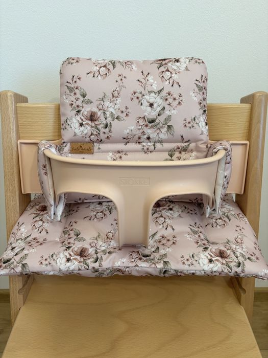 Wodoodporne poduszki do Stokke Tripp Trapp Baby Set newbie roses