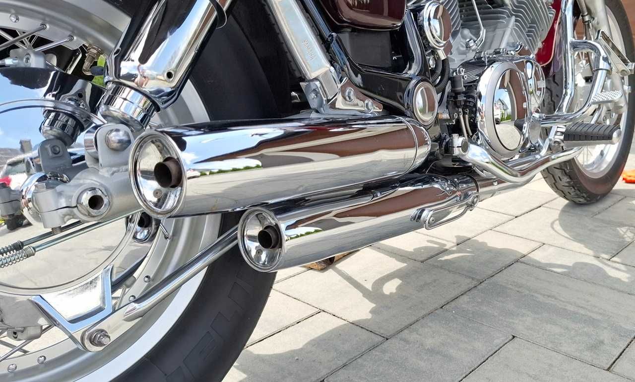 BIAŁY KRUK Yamaha XV 1100 Virago 15004 km, EUROPA, 1998 r., SERWIS