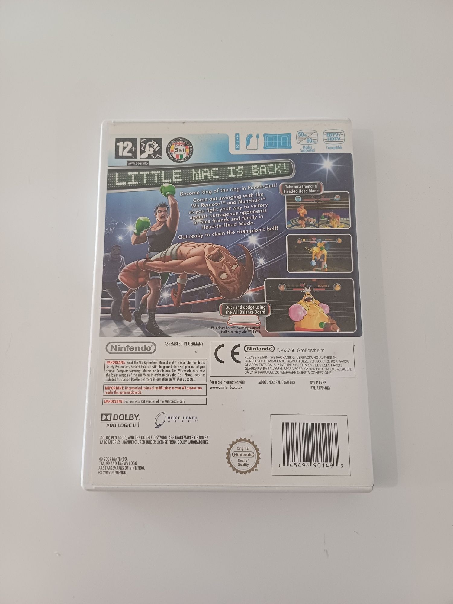 Punch Out Nintendo Wii angielska