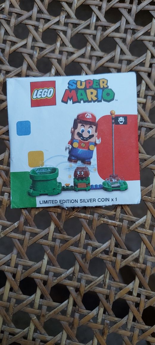 LEGO Mario Silver Coin