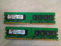 Kingston RAM 2G kvr667D2N5K2/2G 2szt.
