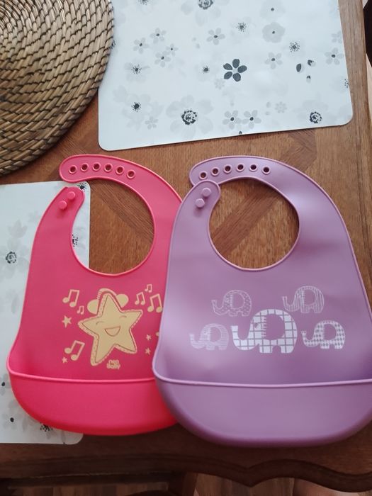 Śliniaki silikonowe