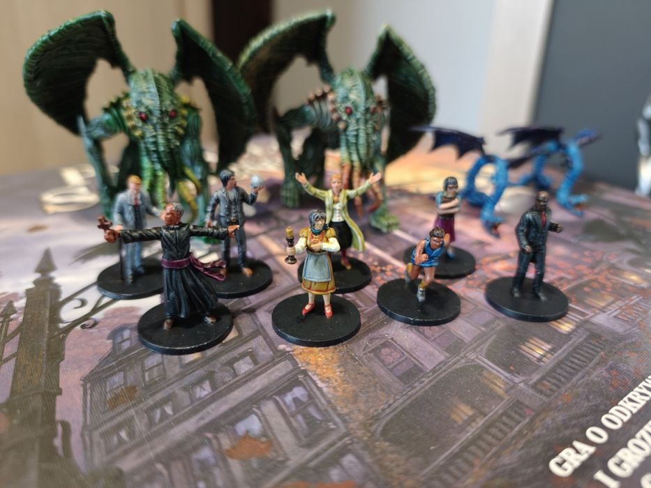 Posiadłość Szaleństwa 2 edycja - pomalowane figurki, stan idealny