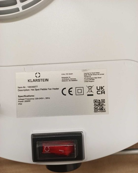 Тепловентилятор Сушка для рушника Klarstein