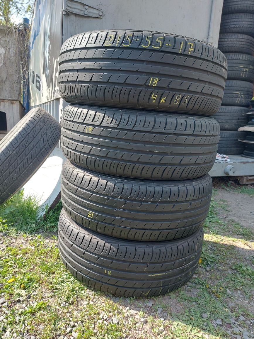 215/55 R17 Falken комплект 4шт 2018року