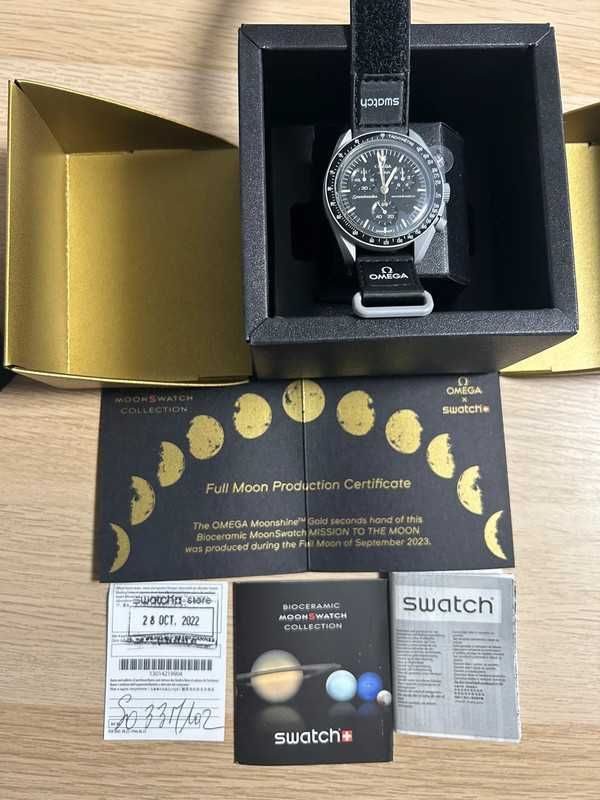 Swatch x Omega Bioceramic Moonswatch Mission to the Moon