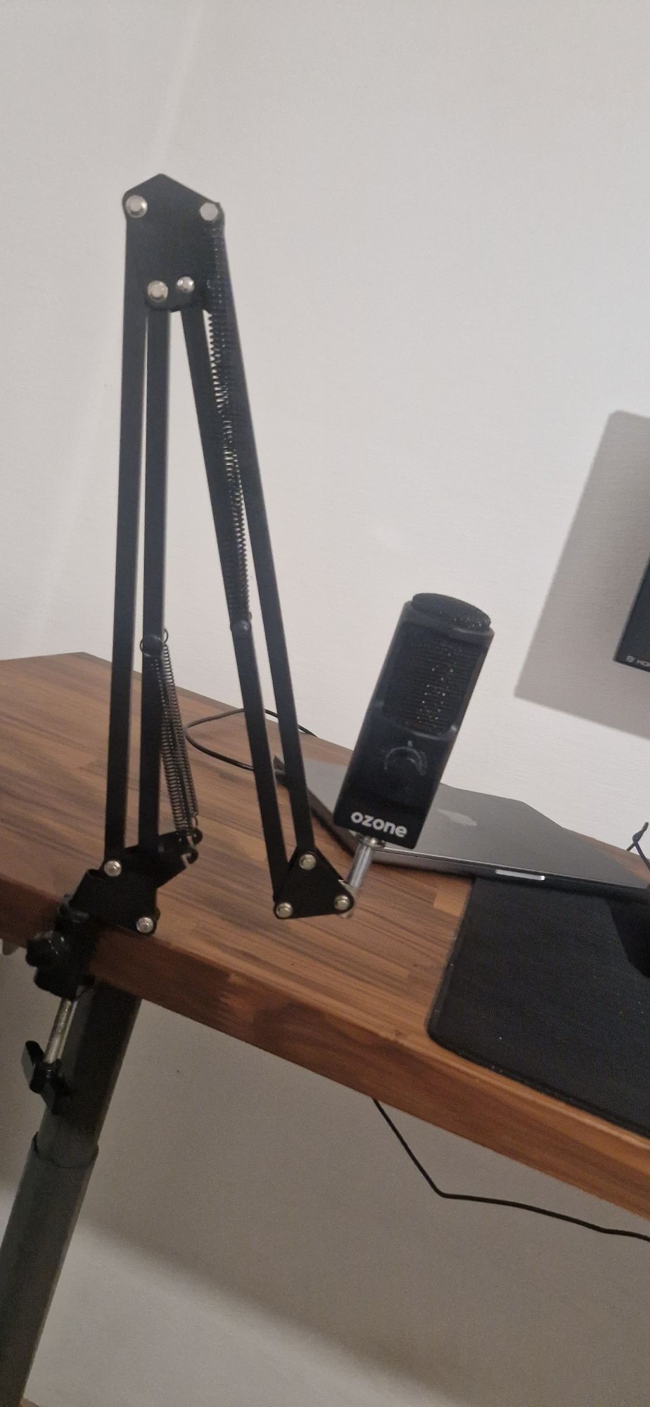 Microfone ozone rec x50 com suporte de mesa