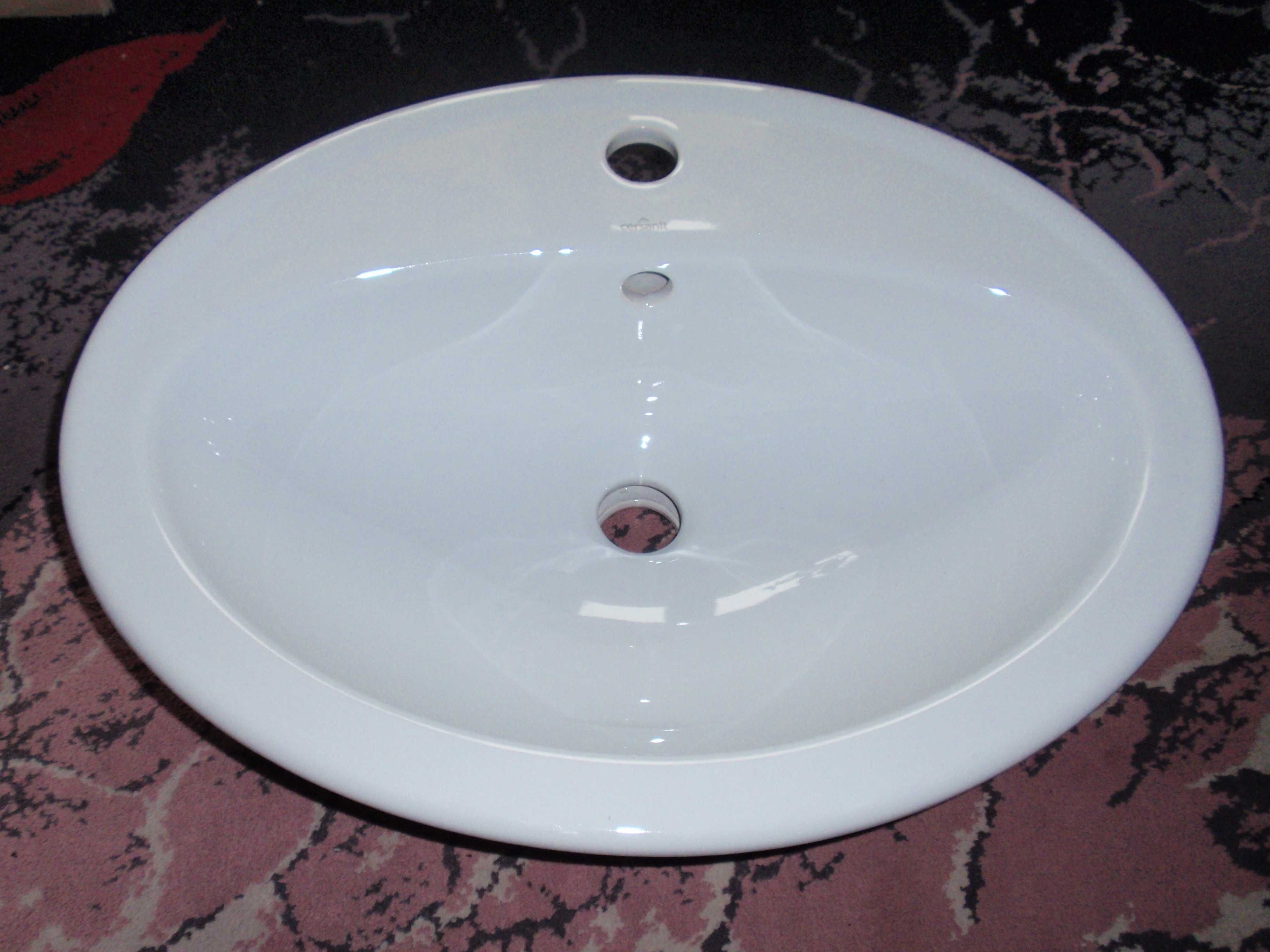 Umywalka wpuszczana - Cersanit Calla 54, biała