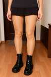 Pull & Bear R.38 czarne lakierowane botki jak glany