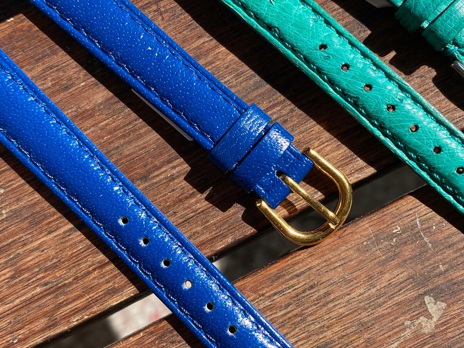 Zestaw czterech pasków do zegarków damskich 12mm