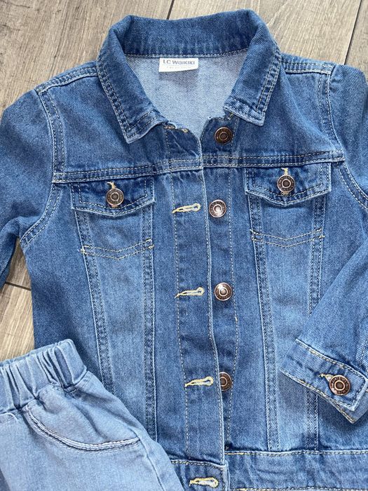 Джинсовий піджак та джинси, розмір 122-134