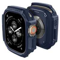 Etui Spigen Rugged Armor Apple Watch 49mm - Niebieskie