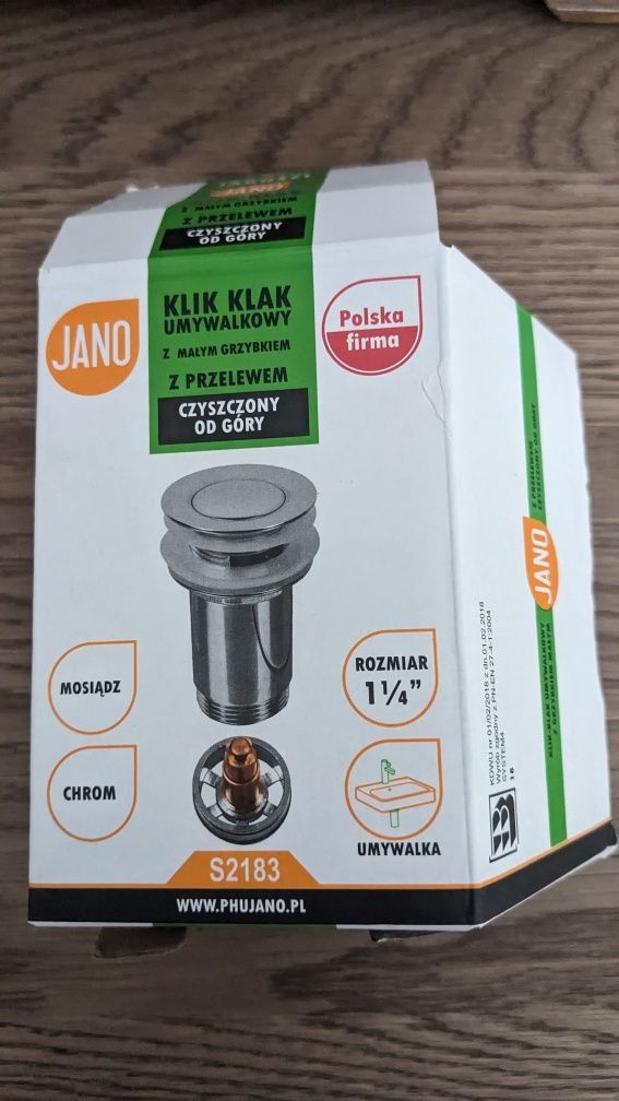 Klik klak umywalkowy