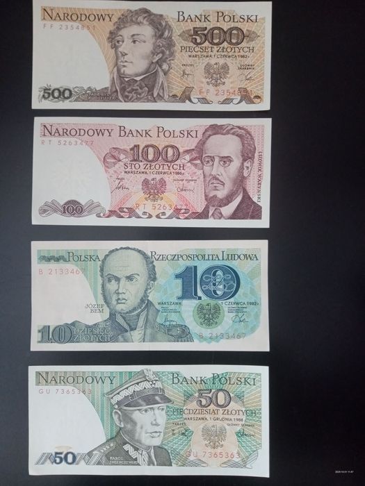 Stare polskie banknoty