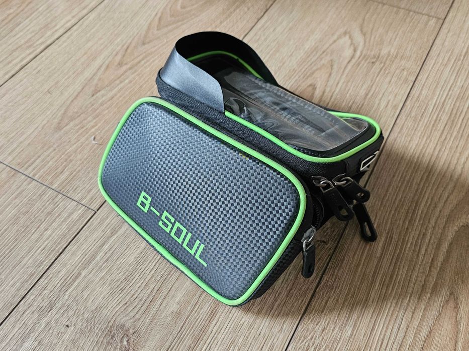 Wodoodporna TORBA NA RAMĘ ROWER Sakwa Uchwyt na Telefon