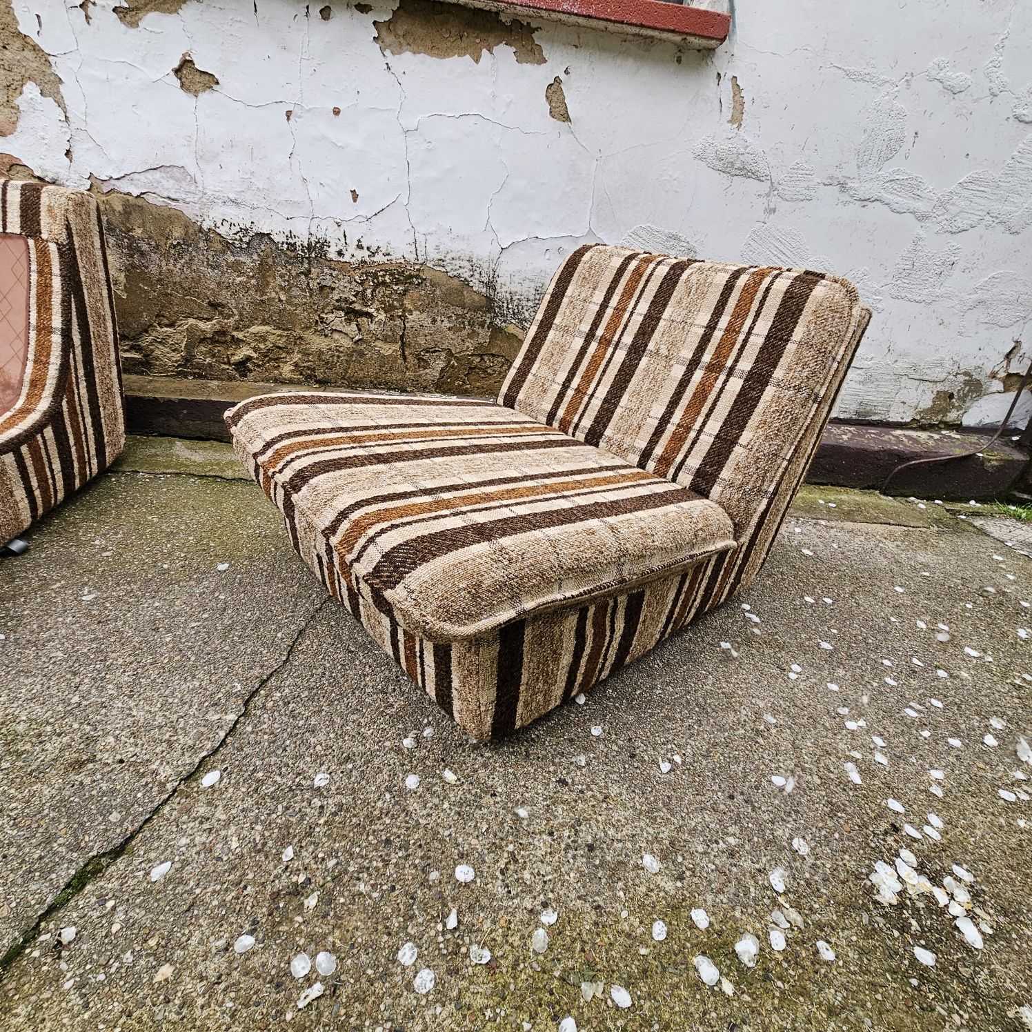 Zestaw wypoczynkowy Moduły vintage sofa lata 70.