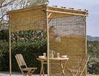 Pergola em Bambu metal novo