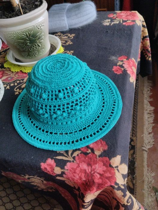 Ажурная Летняя шляпка