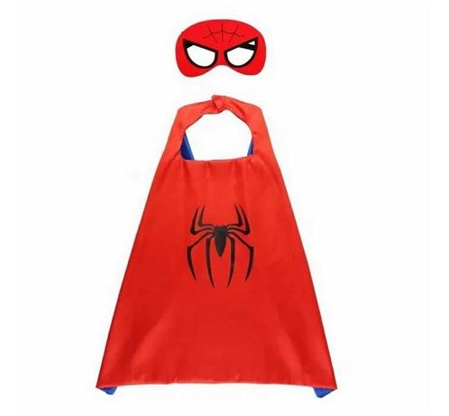 Spider-Man peleryna z maska na bal dla chlopca