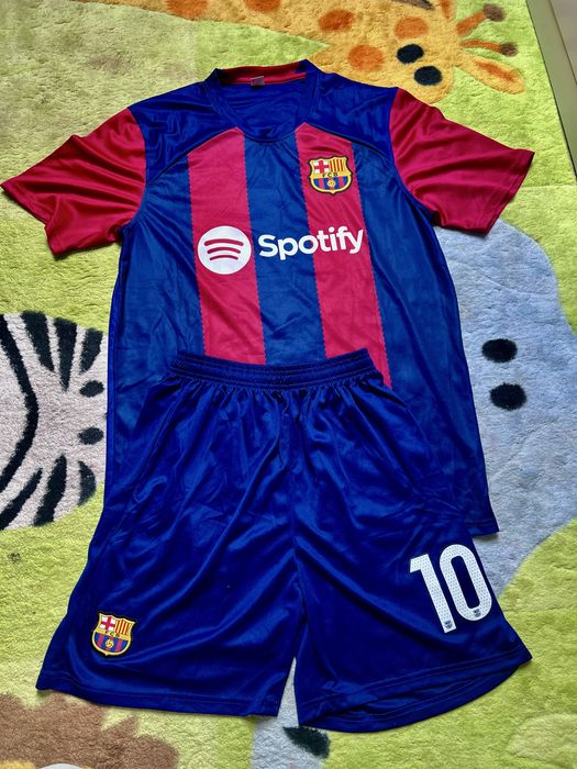 Strój FC Barcelona ojciec i syn