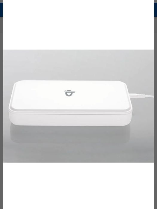 caixa de esterilização UV com carregador wireless