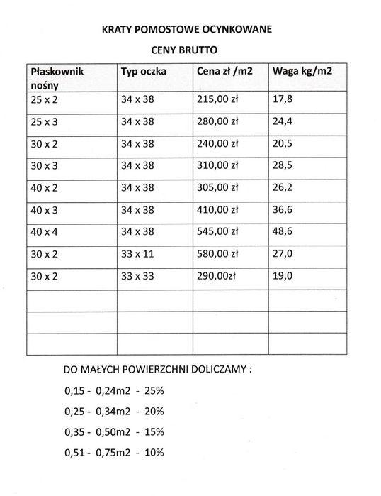 Stopnie schodowe 1000x240, Kraty pomostowe WEMA, schody. Wysyłka w 24h